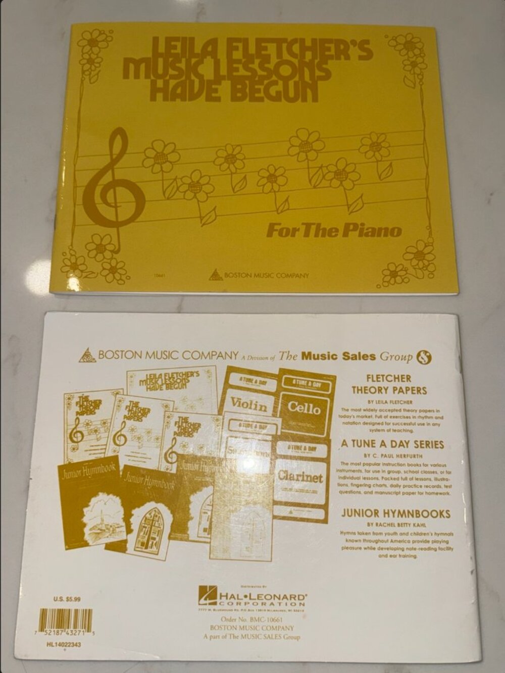 Leila Fletcher’s Music Lessons Have Begun Piano Book Lot of 2